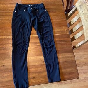 Women’s Chocolate USA Black Slim Stretch Pants